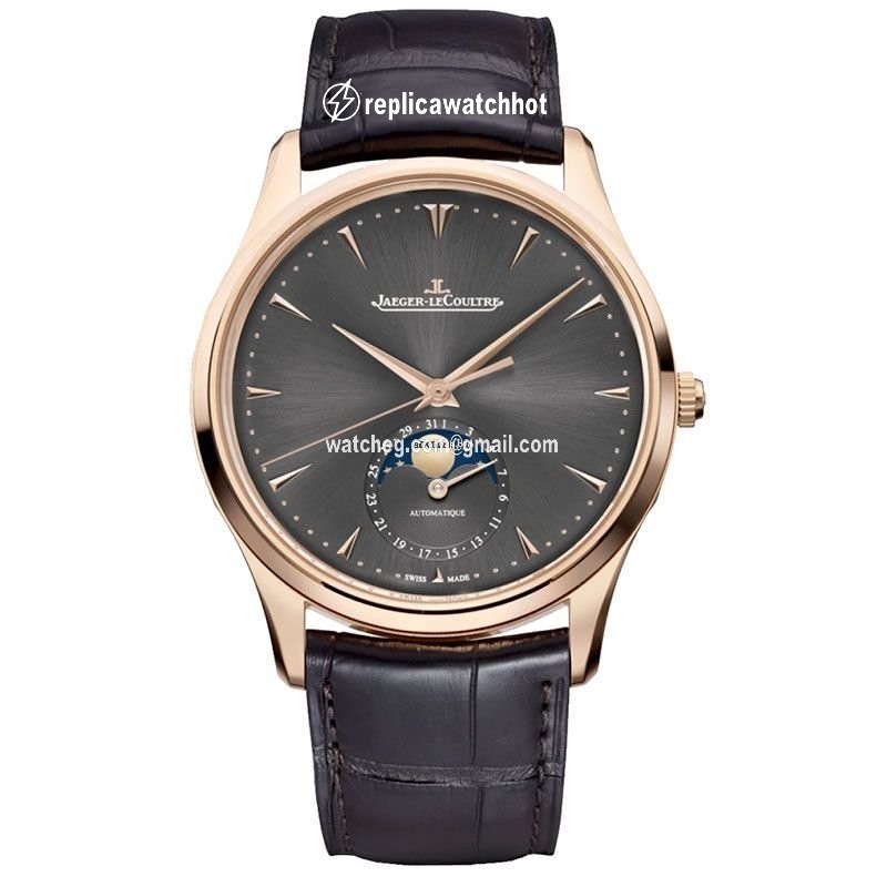 Jaeger-LeCoultre Master Ultra Thin Moon Mens watch Unisex Automatic Rose gold 136255J