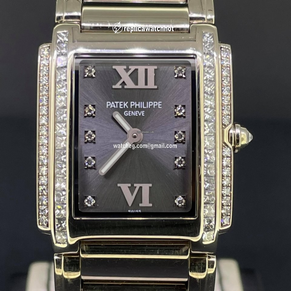 Patek Philippe Twenty~4 Womens watch Quartz White gold 4910 20G-010
