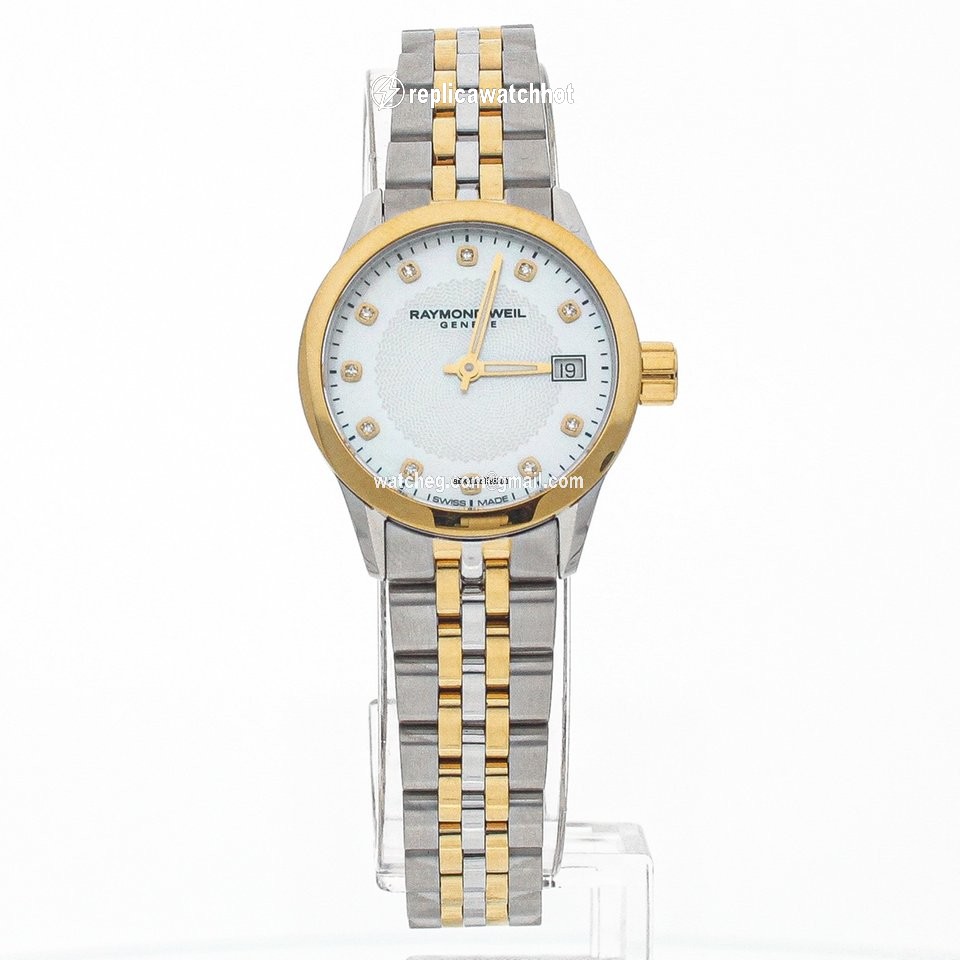 Raymond Weil Freelancer Womens watch Quartz Gold Steel 5626-STP-97081