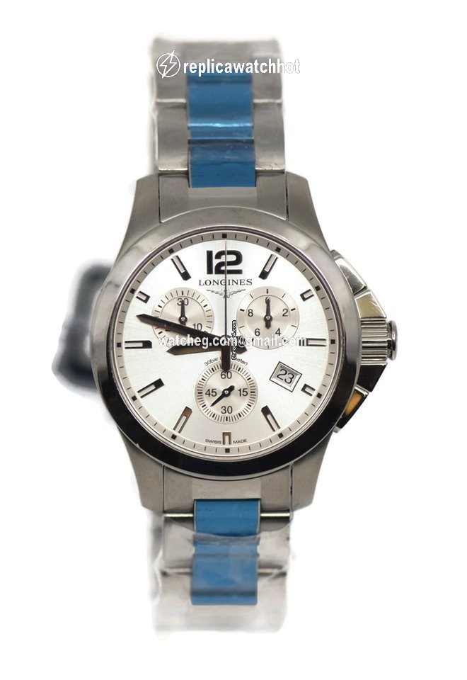 Longines Conquest Mens watch Unisex Quartz Steel L3.379.4.76.6