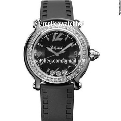 Chopard Happy Sport Womens watch Quartz Steel 288507-9003