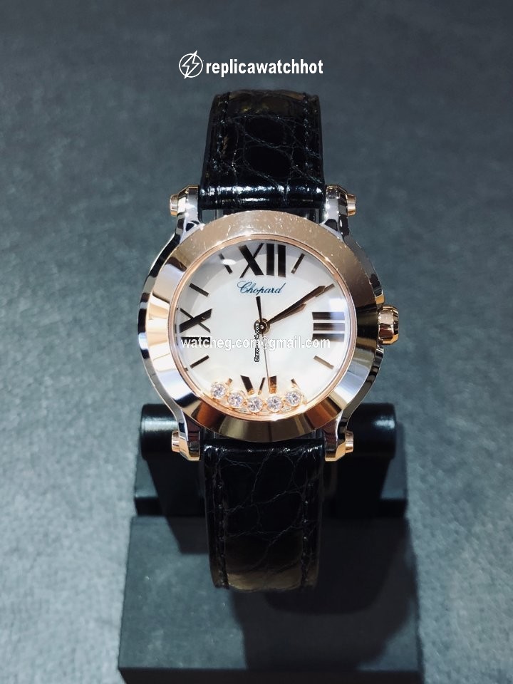 Chopard Happy Sport Womens watch Quartz Gold Steel 278509-6002