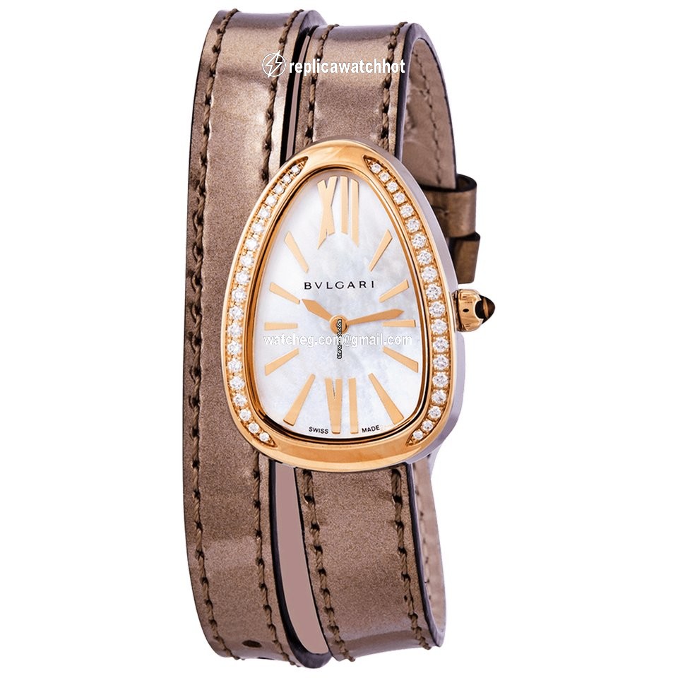 Bulgari Serpenti Womens watch Quartz Gold Steel 103059 SP32WSPGDL