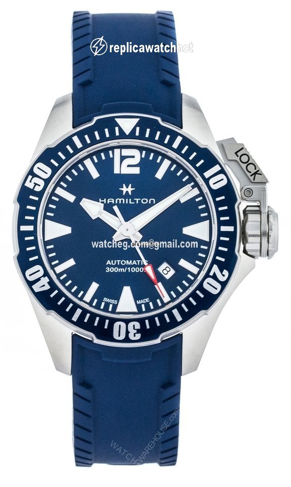 Hamilton Khaki Navy Frogman Mens watch Unisex Automatic Steel H77705345