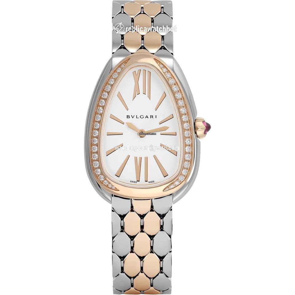 Bulgari Serpenti Womens watch Quartz Gold Steel 103274 SP33WSPGSPGD