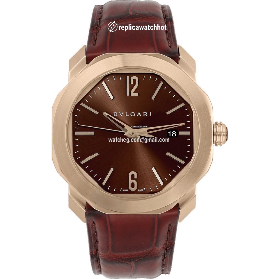Bulgari Octo Mens watch Unisex Automatic Rose gold 102702 OCP41C1GLD
