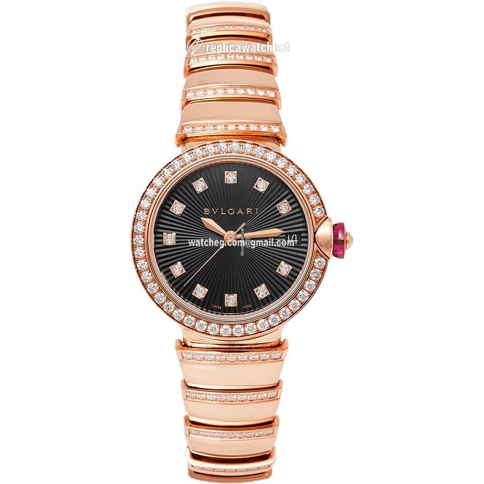 Bulgari Lucea Womens watch Automatic Rose gold 102191 LUP33BGDGD1D 11