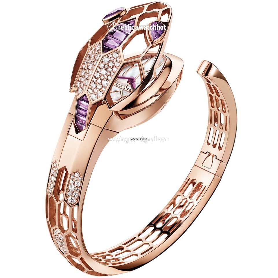 Bulgari Serpenti Womens watch Quartz Rose gold 103056 SPP36WGD1AMSK.M