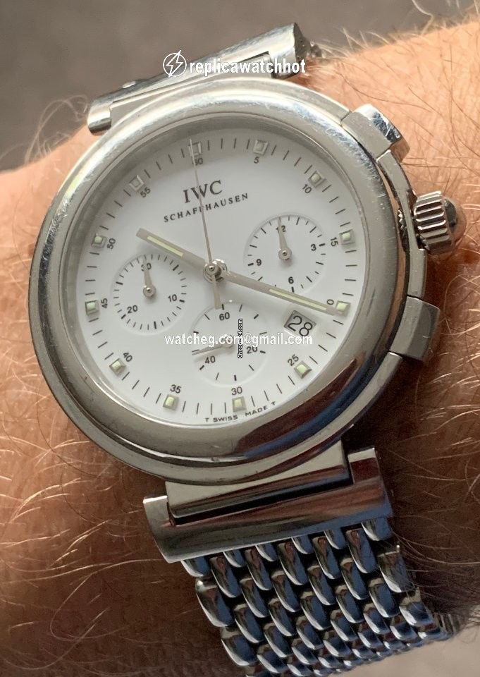 IWC Da Vinci Chronograph Mens watch Unisex Quartz Steel 3728-002