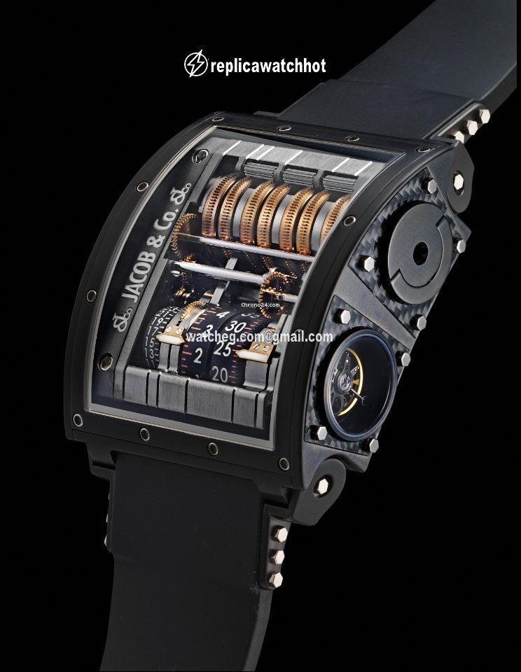 Jacob & Co. Mens watch Unisex Manual winding Black Magnesium