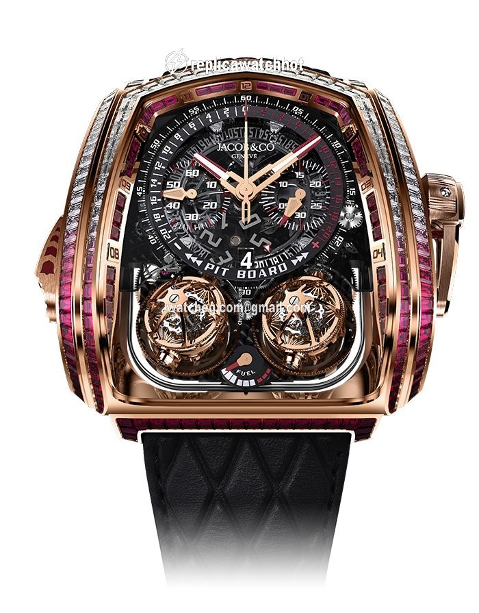 Jacob & Co. Mens watch Unisex Manual winding Rose gold TT800.40.BR.AA.A