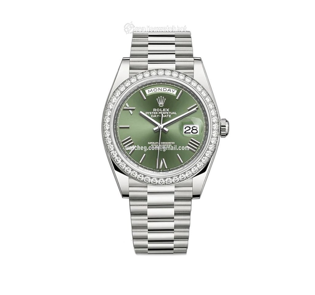 Rolex Day-Date 40 White gold Automatic 228349 RBR
