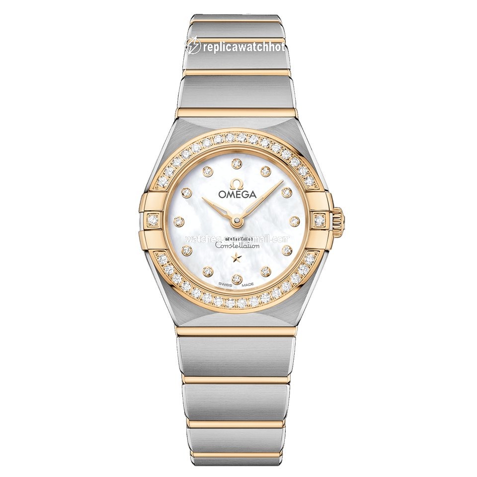 Omega Constellation Quartz Womens watch Quartz Gold Steel 131.25.25.60.55.002