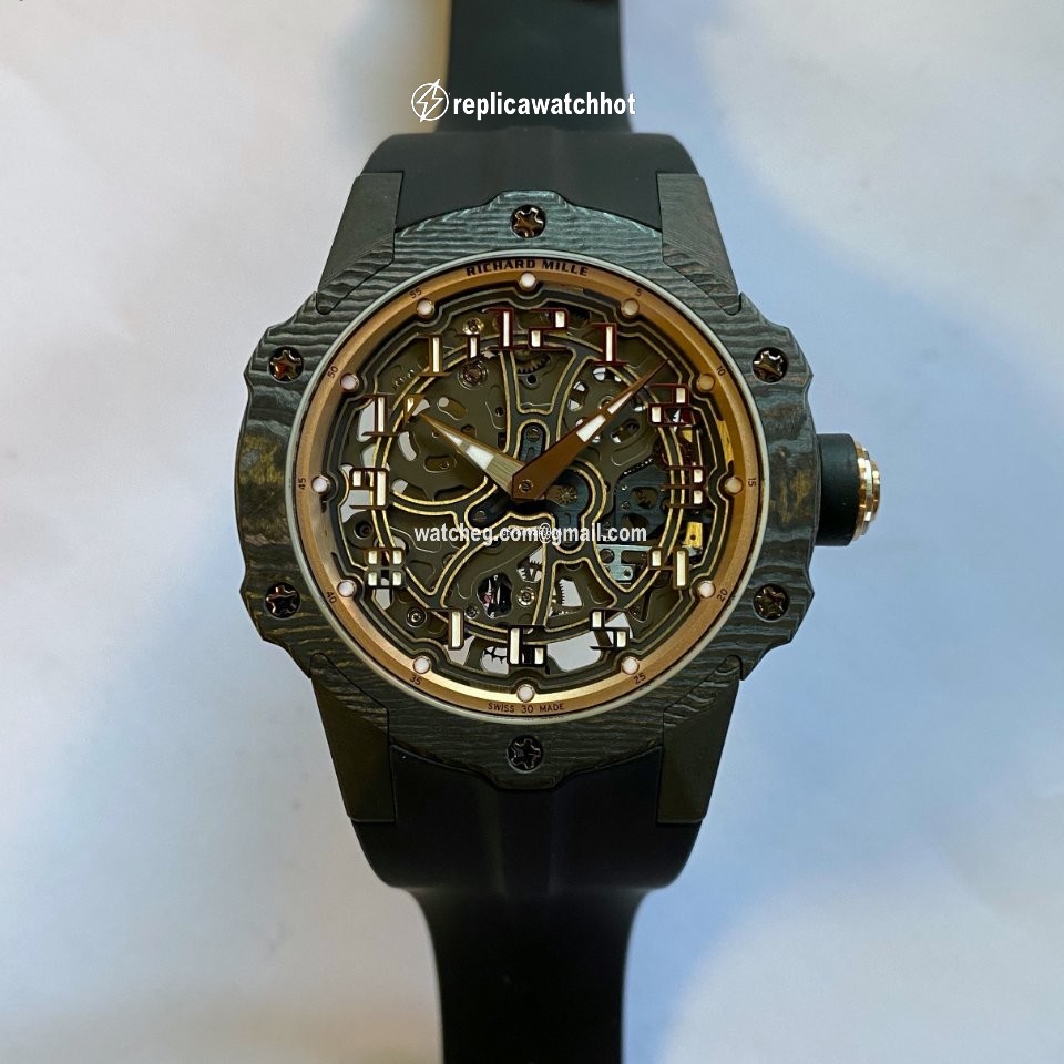 Richard Mille Mens watch Unisex Automatic Rose gold RM033-02