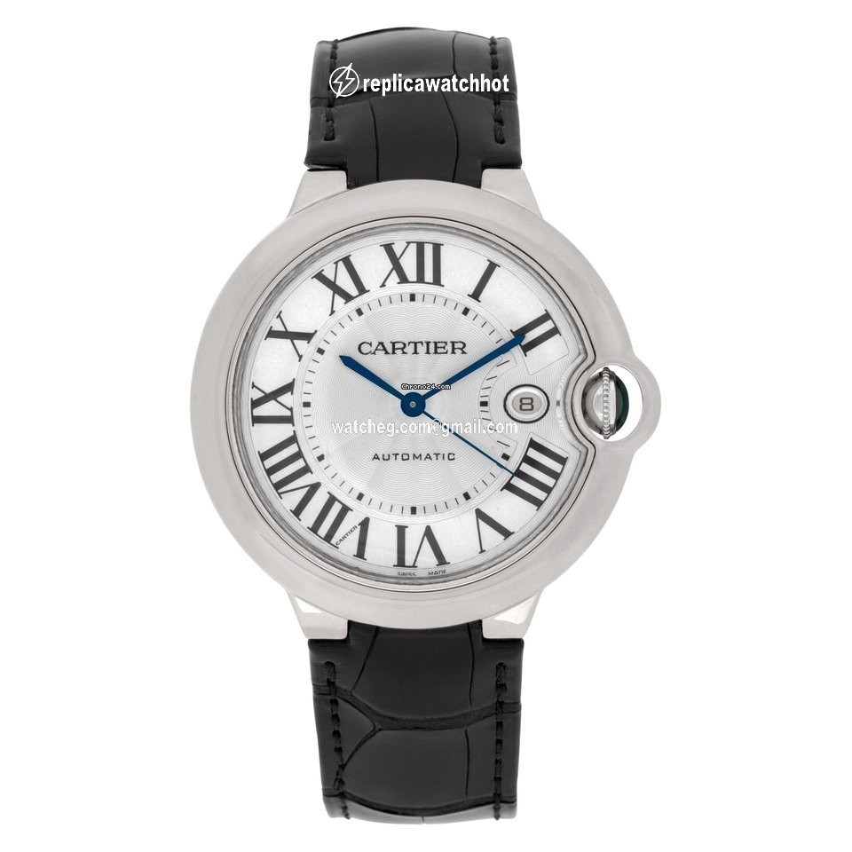 Cartier Ballon Bleu 42mm Mens watch Unisex Automatic White gold W6901351