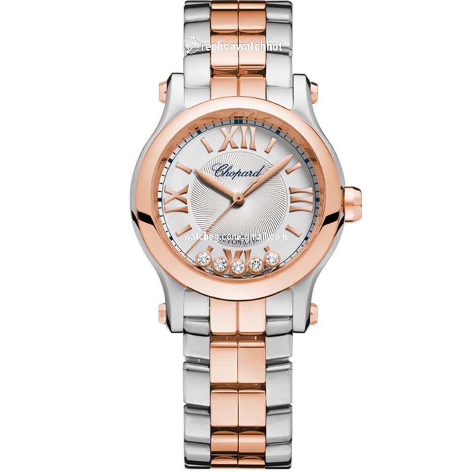 Chopard Happy Sport Womens watch Automatic Gold Steel 278573-6002