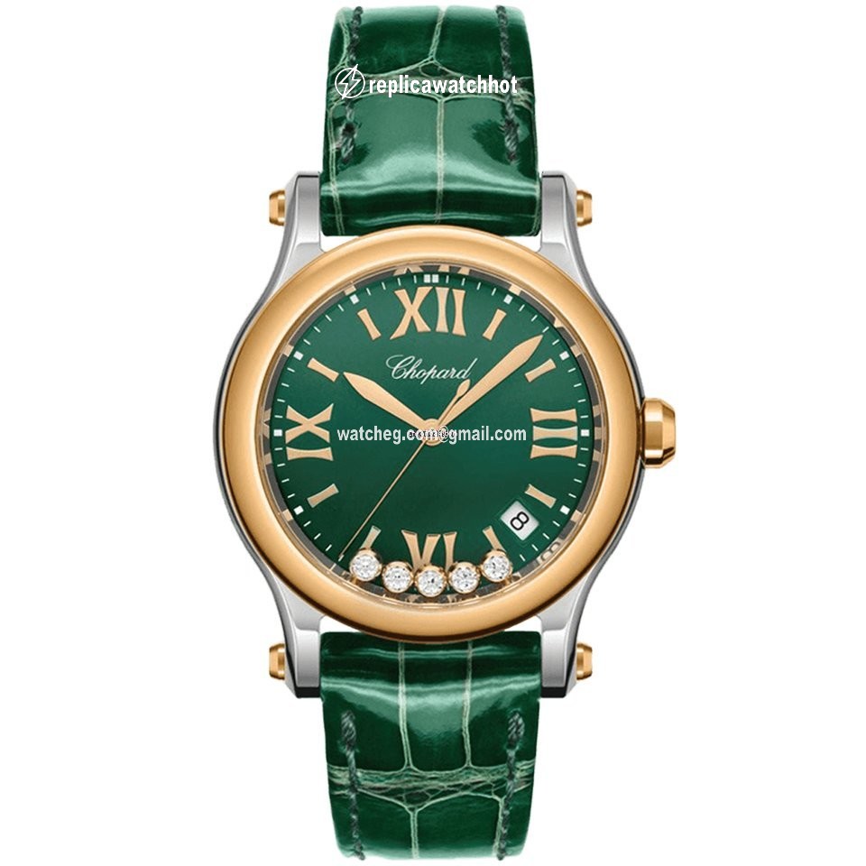 Chopard Happy Sport Womens watch Quartz Gold Steel 278582-6005