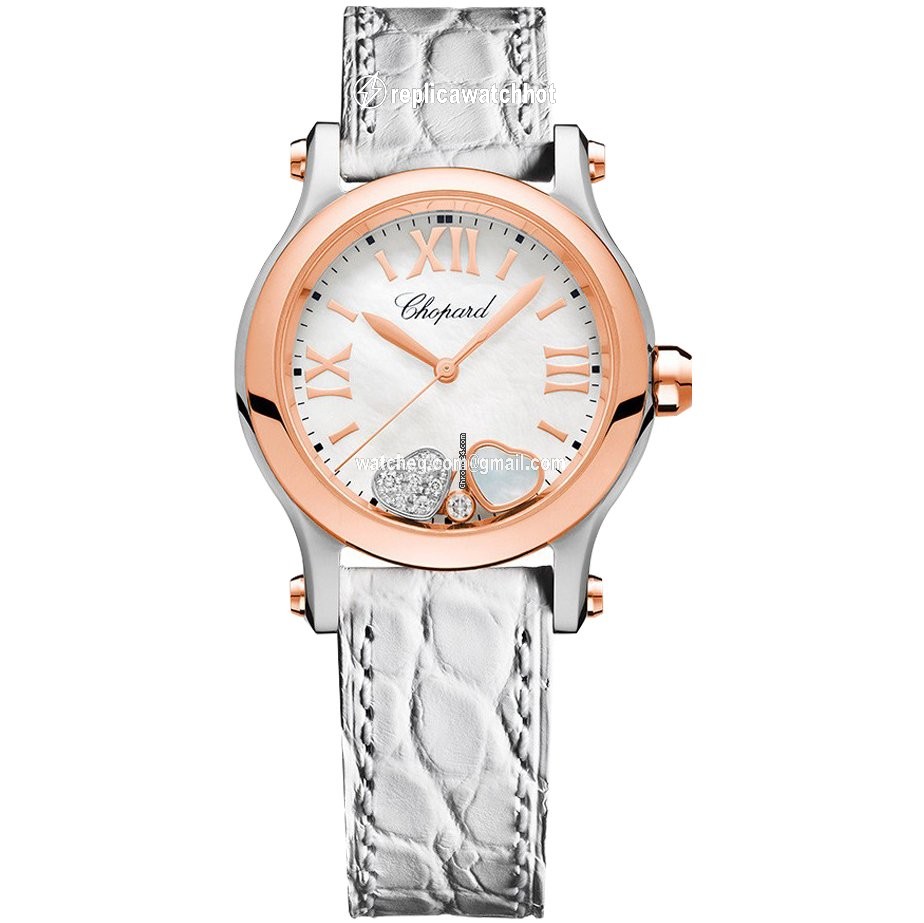 Chopard Happy Sport Womens watch Quartz Gold Steel 278590-6005