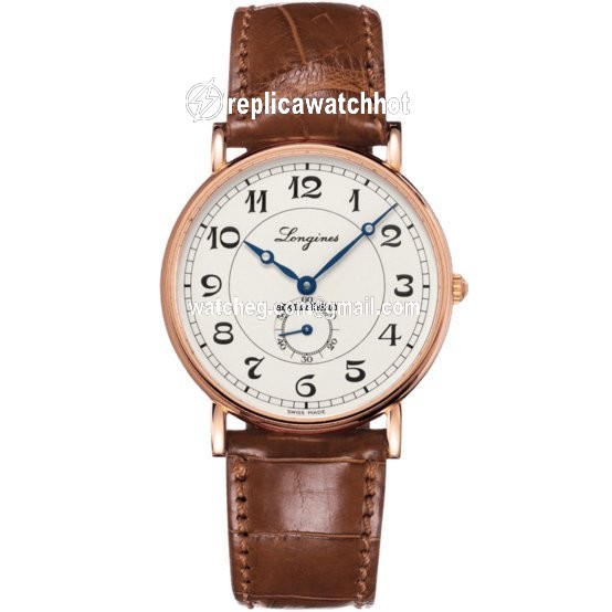 Longines Presence Heritage Mens watch Unisex Automatic Rose gold L4.785.8.73.2