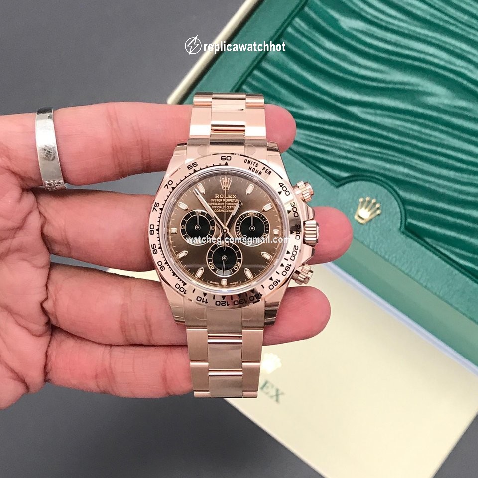 Rolex Daytona Mens watch Unisex Rose gold Automatic 116505 CHOCOLATE