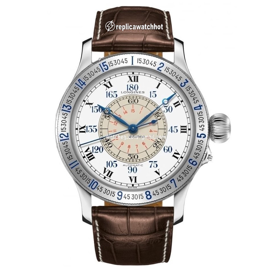 Longines Lindbergh Hour Angle Mens watch Unisex Automatic Steel L2.678.4.11.0