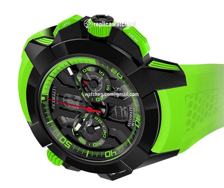 Jacob & Co. Mens watch Unisex Automatic Titanium EC311.21.SB.BG.C