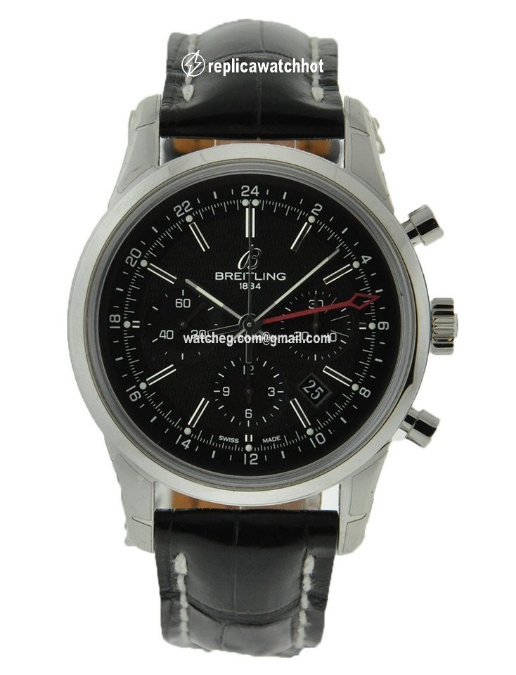 Breitling Transocean Chronograph GMT Mens watch Unisex Automatic Steel AB045112