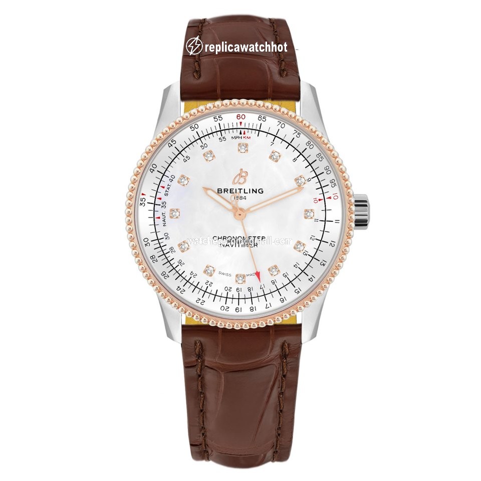 Breitling Navitimer Womens watch Automatic Gold Steel U17395211A1P2