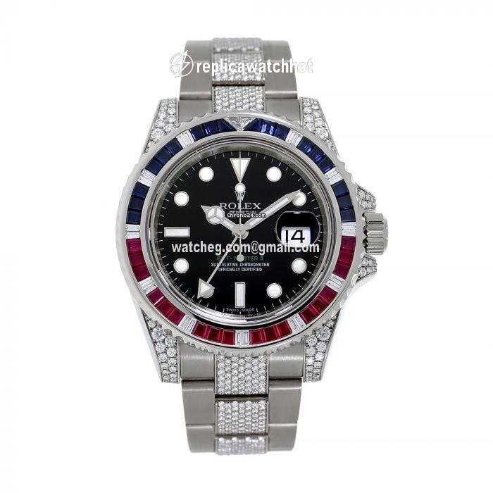 Rolex GMT-Master II Mens watch Unisex White gold Automatic 116759SARU