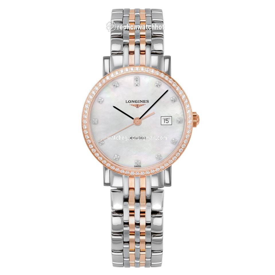 Longines Elegant Womens watch Automatic Gold Steel L4.310.5.88.7