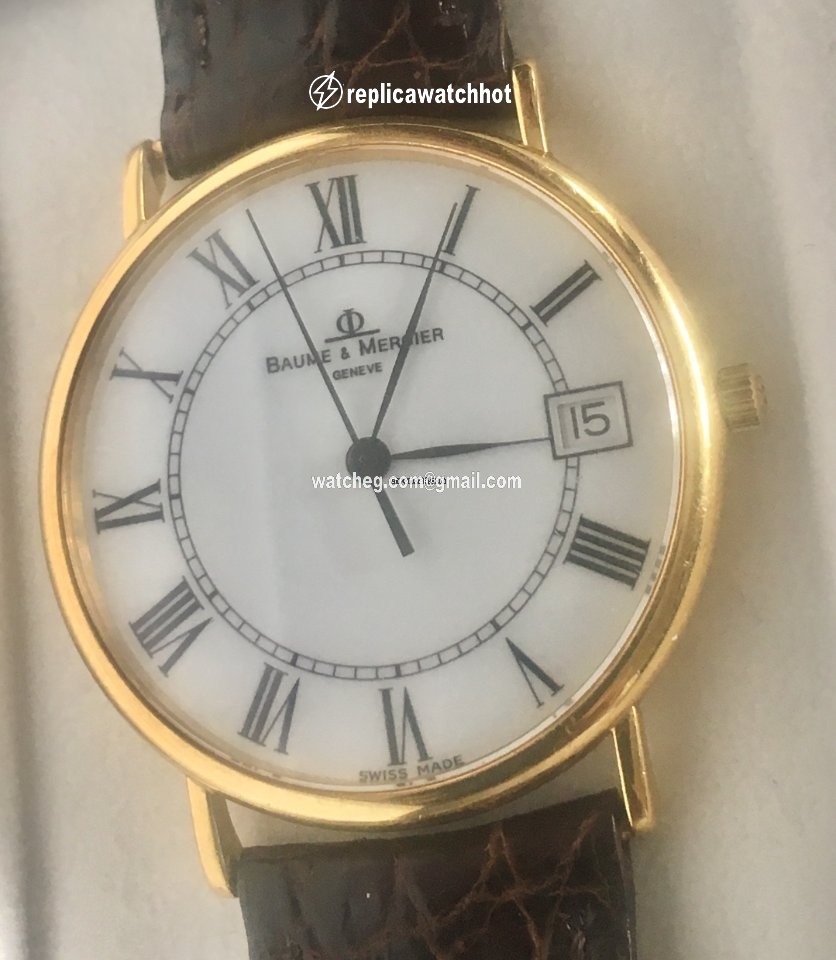 Baume & Mercier Mens watch Unisex Quartz Yellow gold 1824516