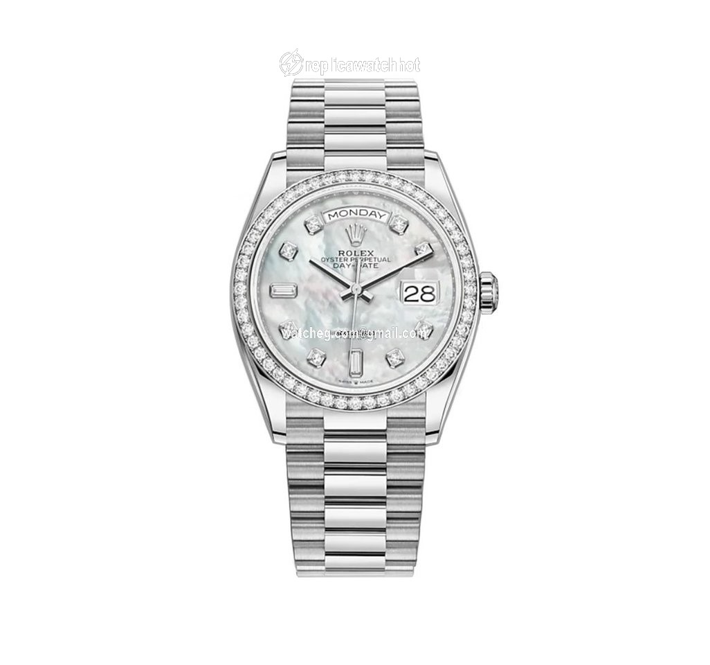 Rolex Day-Date 36 White gold Automatic 128349 RBR