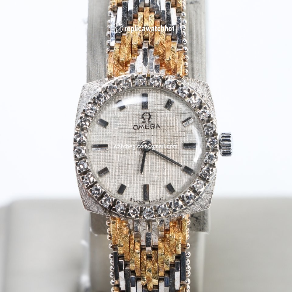 Omega Womens watch Quartz White gold Vintage Omega Ladies Cocktail