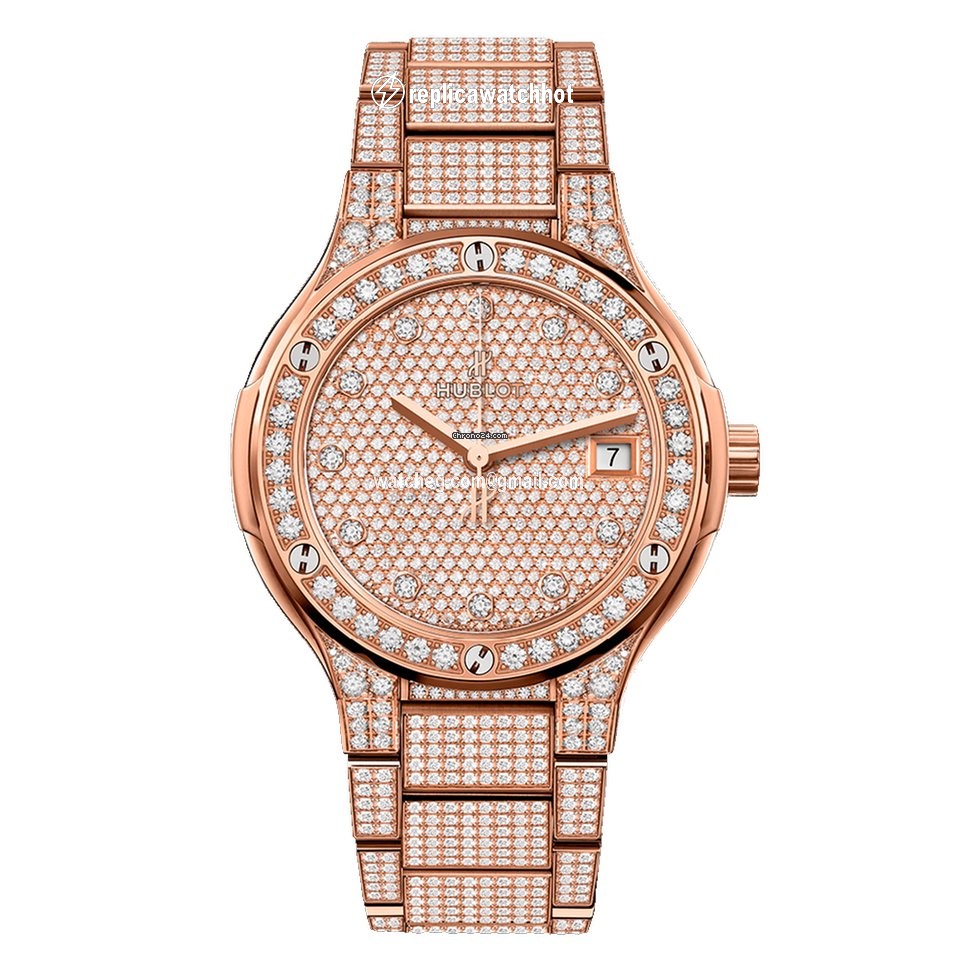 Hublot Classic Fusion 45, 42, 38, 33 mm Womens watch Automatic Rose gold 568.OX.9000.OX.3604