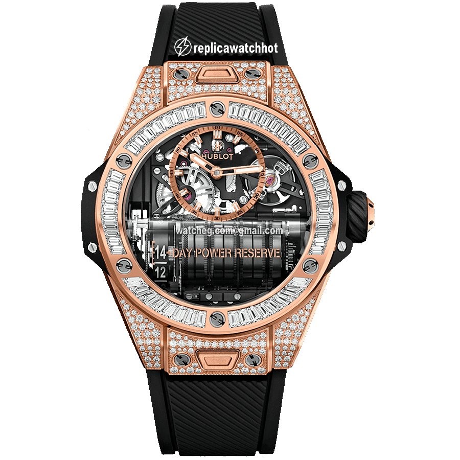 Hublot Mens watch Unisex Manual winding Rose gold 911.OX.0118.RX.0904