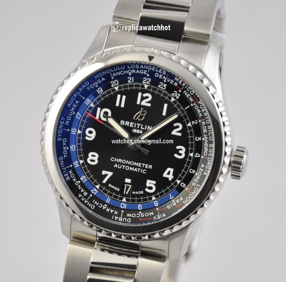 Breitling Aviator 8 Mens watch Unisex Automatic Steel AB3521U41B1A1