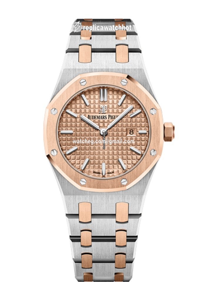 Audemars Piguet Royal Oak Lady Womens watch Quartz Gold Steel 67650SR.OO.1261SR.01
