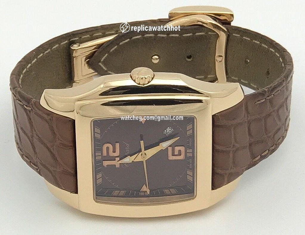 Chopard Two O Ten Mens watch Unisex Quartz Rose gold 127468-5003