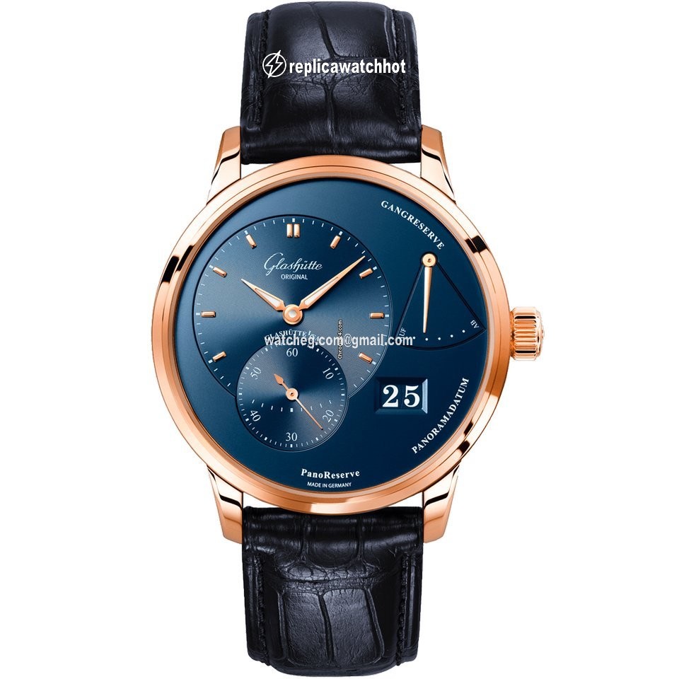 Glashtte Original PanoReserve Mens watch Unisex Manual winding Red gold 1-65-01-04-15-01