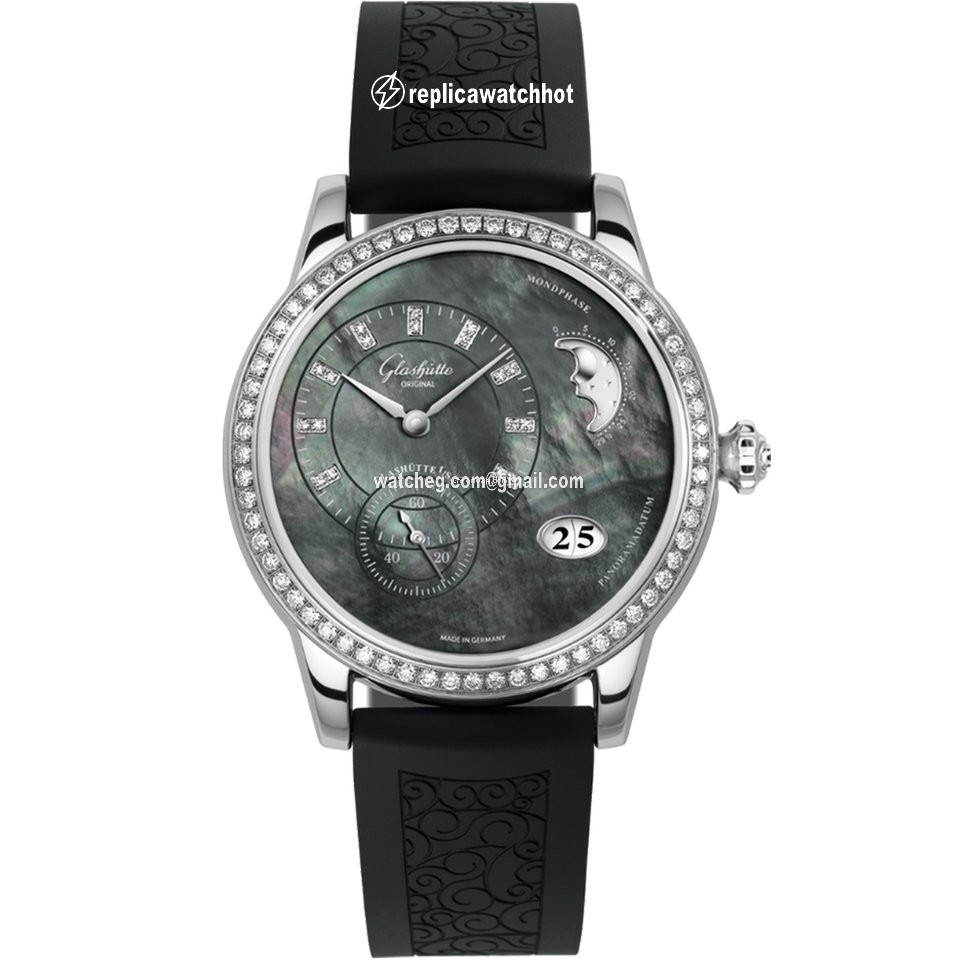 Glashtte Original PanoMatic Luna Womens watch Automatic Steel 1-90-12-02-12-04