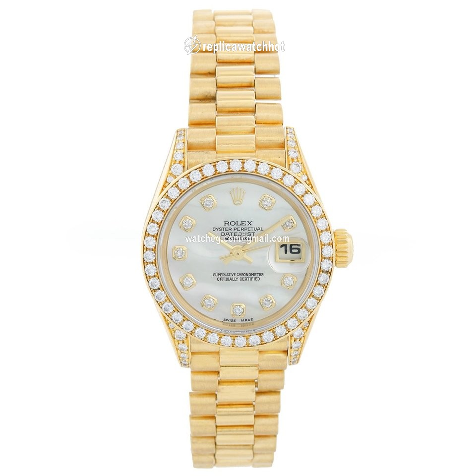 Rolex Lady-Datejust Womens watch Yellow gold Automatic 79158