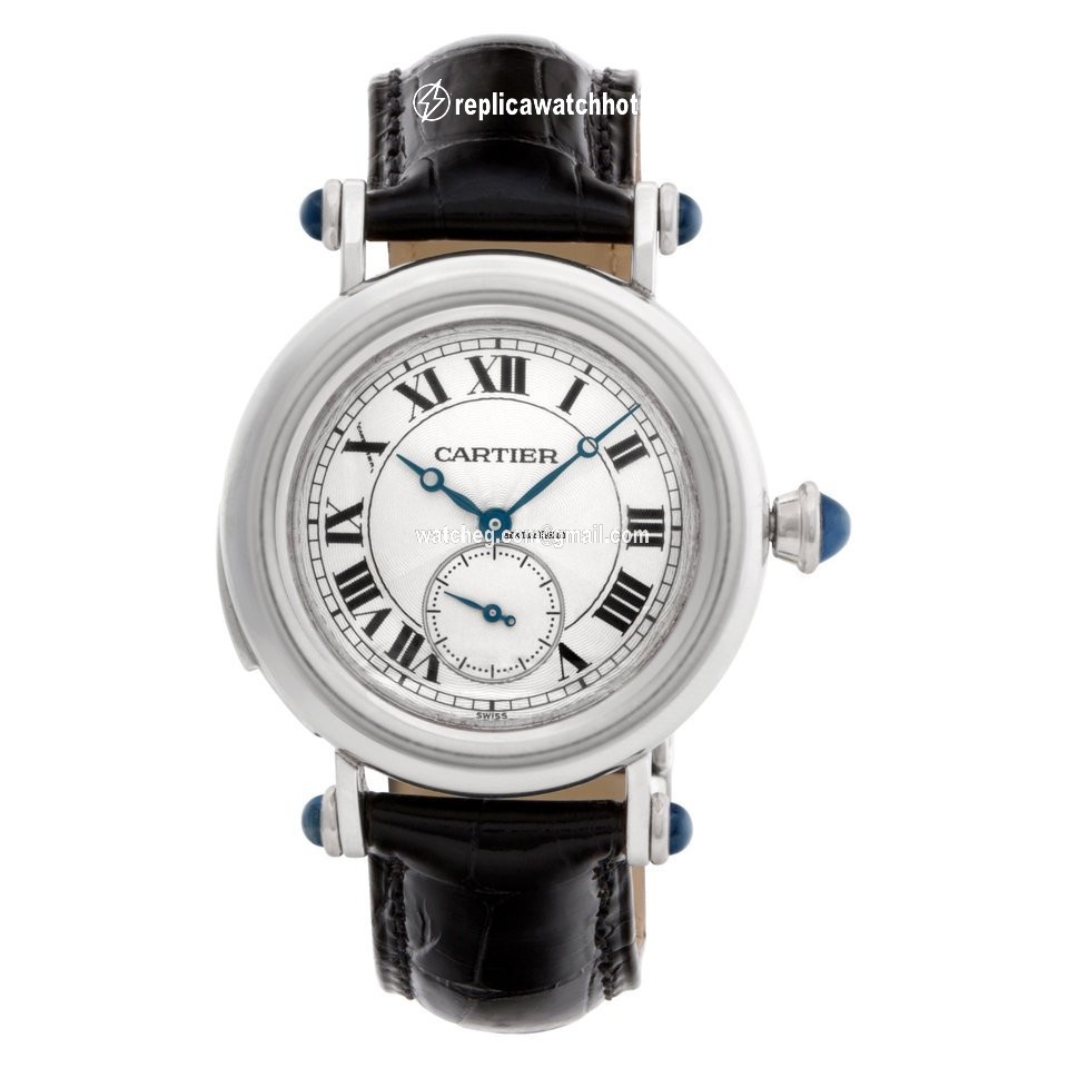 Cartier Diabolo Mens watch Unisex Manual winding Platinum 1462
