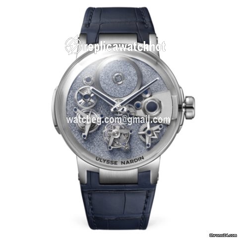 Ulysse Nardin Mens watch Unisex Manual winding White gold 1760-176LE OSM