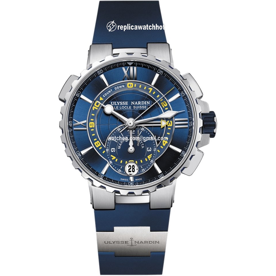Ulysse Nardin Marine Regatta Mens watch Unisex Automatic Steel 1553-155-3 43