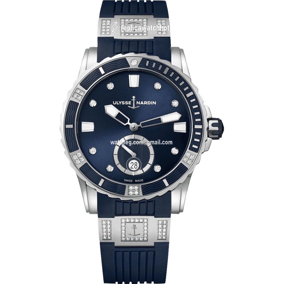 Ulysse Nardin Lady Diver Womens watch Automatic Steel 3203-190-3C 10.13