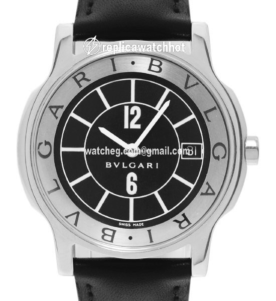 Bulgari Solotempo Mens watch Unisex Quartz Steel ST 35 S