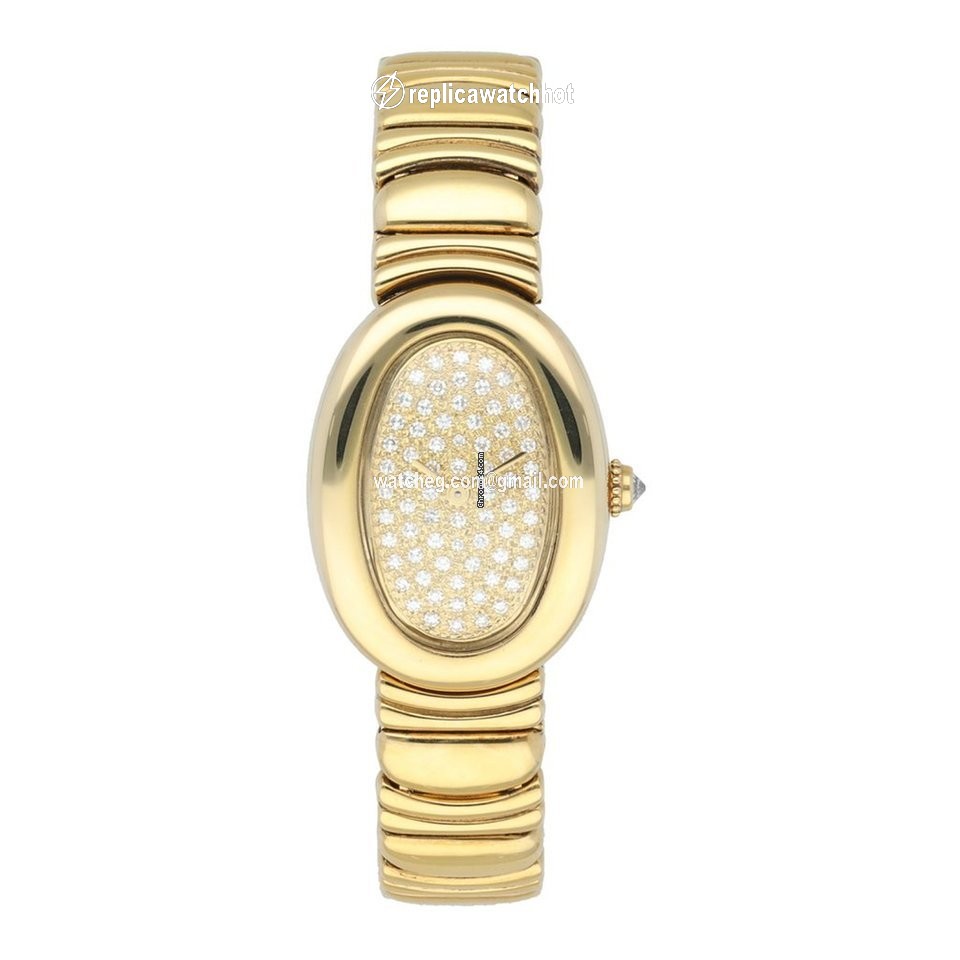 Cartier Baignoire Womens watch Quartz Yellow gold 19501