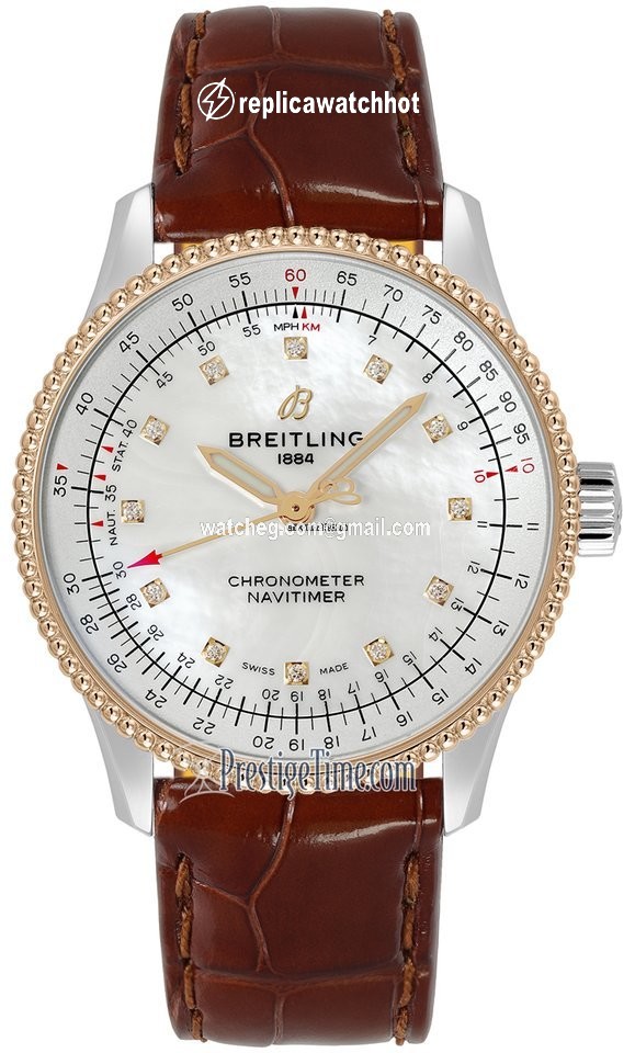 Breitling Navitimer Womens watch Automatic Gold Steel u17395211a1p1