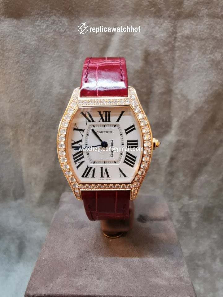 Cartier Tortue Manual winding Rose gold wa501008