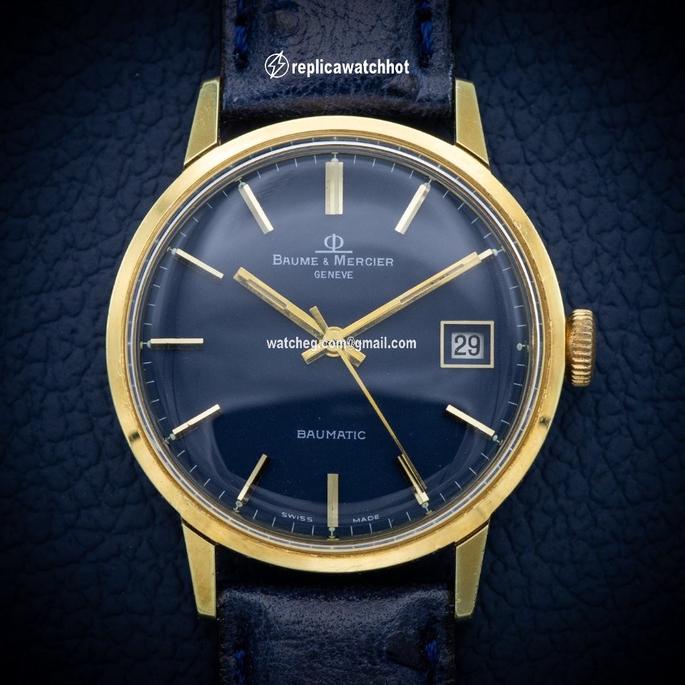 Baume & Mercier Mens watch Unisex Automatic Gold Steel 6-70